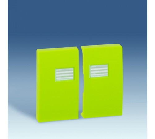 Simon 44 Aqua Клавиша (2 шт) декоративная сменная для выключателя двухклавишного с подсветкой, S44 Aqua, фисташков  4400026-065  Simon