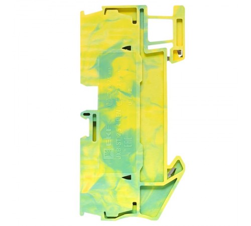 Колодка клеммная пружинная JXB-ST-2.5 4 вывода земля EKF PROxima  plc-jxb-st-2.5-4-pen  EKF