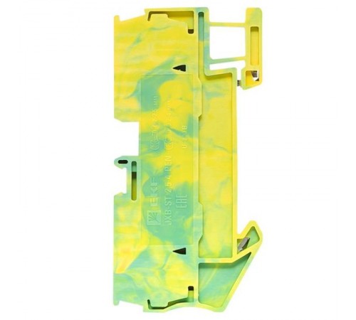 Колодка клеммная пружинная JXB-ST-2.5 4 вывода земля EKF PROxima  plc-jxb-st-2.5-4-pen  EKF