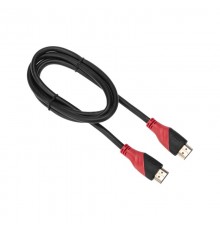 Шнур HDMI - HDMI с фильтрами, длина 1 метр (GOLD) (PVC пакет)  17-6202  REXANT
