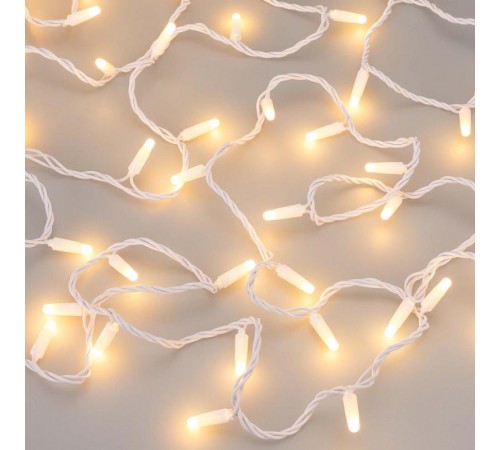 Светодиодная гирлянда ARD-STRING-CLASSIC-10000-WHITE-100LED-MILK-PULSE Warm (230V, 7W) (Ardecoled, IP65)  031646  Arlight