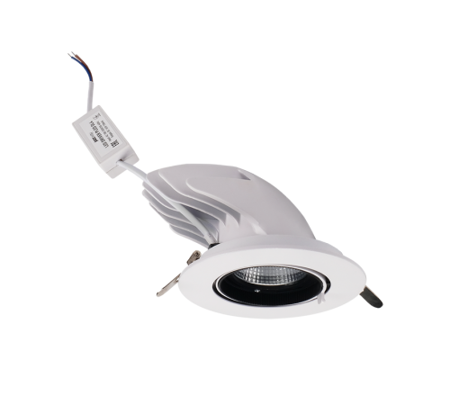 Светильник светодиодный встраиваемый downlight ДВО PLED DL4 40W 4000K 24° поворот White IP40  .5021921  Jazzway