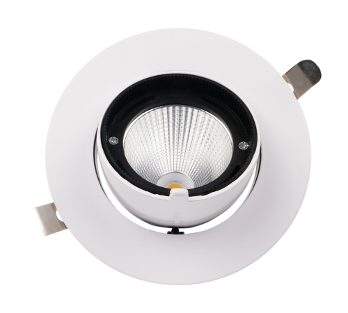 Светильник светодиодный встраиваемый downlight ДВО PLED DL4 40W 4000K 24° поворот White IP40  .5021921  Jazzway
