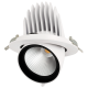 Светильник светодиодный встраиваемый downlight ДВО PLED DL4 40W 4000K 24° поворот White IP40  .5021921  Jazzway