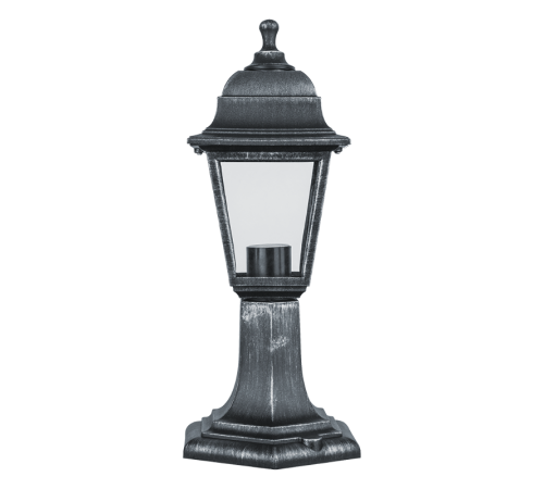 Светильник садово-парковый NOF-PG31-004-IP44-E27 (4 грани черный под серебро)  80471   Navigator