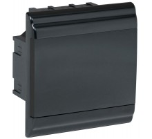 Корпус пластиковый встраиваемый на 6 модулей ЩРВ-П-6 PRIME черный IP41  MKP13-V-01-06-41-K02  IEK