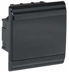 Корпус пластиковый встраиваемый на 6 модулей ЩРВ-П-6 PRIME черный IP41  MKP13-V-01-06-41-K02  IEK