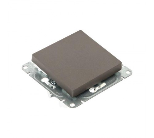 Механизм выключателя, одноклавишный, проходной, мокко Эпика  UP1-SWM-11 EKF