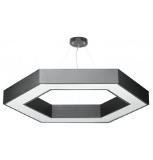 Светильник светодиодный Geometria Hexagon SPO-123-B-40K-045 45Вт 4000K 2500Лм IP40 600*600*80 черный подвесной ЛТ  Б0058879  ЭРА