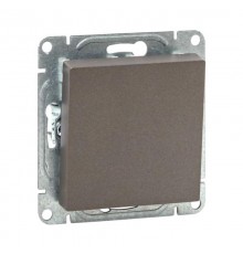 Механизм выключателя, одноклавишный, проходной, мокко Эпика  UP1-SWM-11 EKF