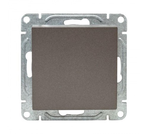 Механизм выключателя, одноклавишный, проходной, мокко Эпика  UP1-SWM-11 EKF