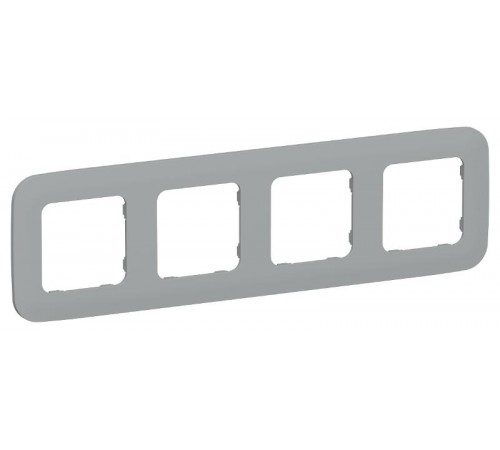 FLITE Artistic Рамка 4-ая РУ-4-А-ФлС серый  FI-M42-31-20-K03  IEK