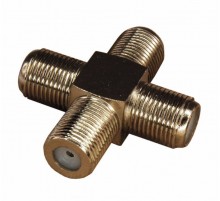 Переходник соединитель гнездо Fx4 (F- крест)  ED-TVF25  REXANT