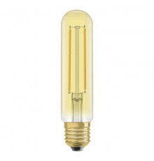 Лампа светодиодная филаментная Vintage 1906 LED CL Tubular FIL GOLD 20 non-dim 2 5W/824 E27  4058075808171  Osram