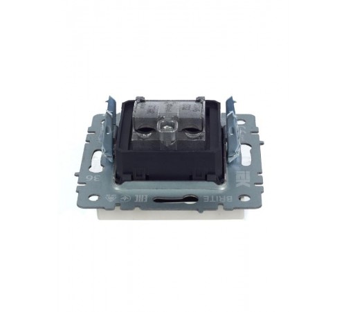 BRITE Розетка двойная TV+SAT РТВ/РСп12-БрЖ жемчужный   BR-AF20-O-K36  IEK