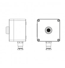 Взрывозащищенный пост управления из полиэстера CPE-P-03-(1xP1B(11))-1xKH2MHK(C)1Ex d e IIC Т5 Gb / Ex tb IIIC T95°C Db IP66/КЗ  2231.031.22.1216  DK