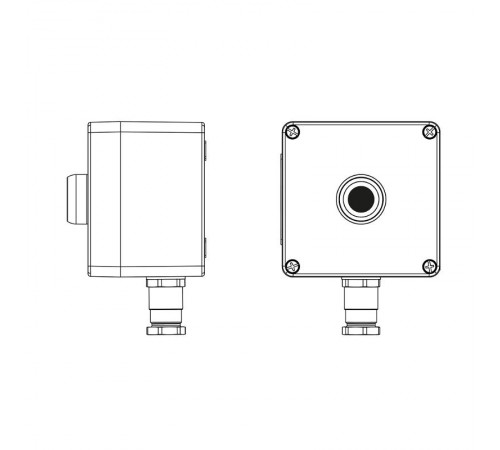 Взрывозащищенный пост управления из полиэстера CPE-P-03-(1xP1B(11))-1xKH2MHK(C)1Ex d e IIC Т5 Gb / Ex tb IIIC T95°C Db IP66/КЗ  2231.031.22.1216  DK