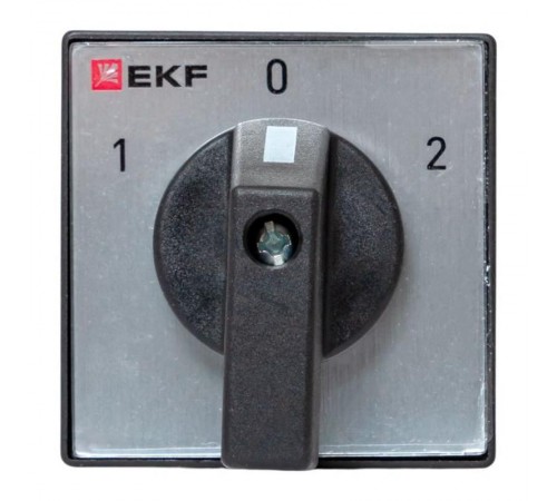 Переключатель кулачковый ПК-1-21 10А 1P "1-0-2" IP65  pk-1-21-10-65  EKF