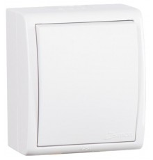 Simon 15 Aqua Белый Выключатель 1-кл, IP54, 10А 250В, винт. зажим  1594101-030  Simon