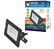 Прожектор светодиодный ULF-Q513 10W/RED IP65 220-240В BLACK  10вт, красный свет, черный  UL-00005810  Volpe