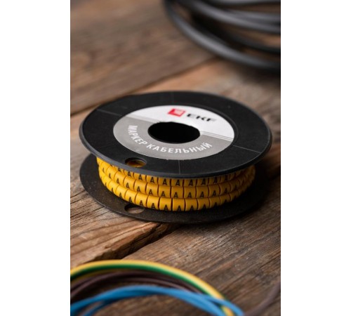 Маркер-кабельный 6,0кв.мм "A"(500шт.) (ЕС-3) EKF PROxima  plc-KM-6-A  EKF