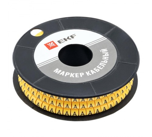Маркер-кабельный 1,5кв.мм "А" (1000шт.) (ЕС-0) EKF PROxima  plc-KM-1.5-A  EKF