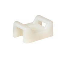 Площадка под хомуты (22x16) с монтажным отверстием М4 белая (100шт.) PROxima  pmo-22-16-w  EKF