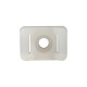 Площадка под хомуты (22x16) с монтажным отверстием М4 белая (100шт.) PROxima  pmo-22-16-w  EKF
