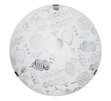 Светильник "Лужок" 300 НПБ 01-2х60-139 М16 матовый белый /кл.штамп металлик  1005209258  Элетех