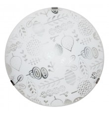 Светильник "Лужок" 300 НПБ 01-2х60-139 М16 матовый белый /кл.штамп металлик  1005209258  Элетех