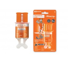 Клей эпоксидный "Монстр", прозрачный, шприц, 6 мл  SQ0542-0006  TDM