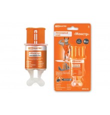 Клей эпоксидный "Монстр", прозрачный, шприц, 6 мл  SQ0542-0006  TDM