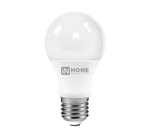 Лампа светодиодная LED-A60-VC 10Вт 230В Е27 4000К 900Лм  4690612020211  IN HOME