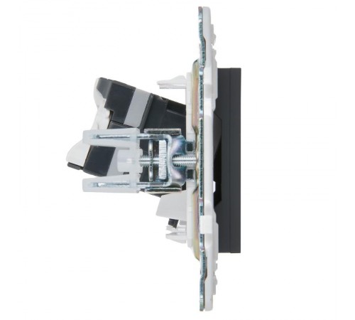 SKANDY Розетка компьютерная RJ45 кат.5E SK-K01G графит  SK-K10-1-K53  IEK