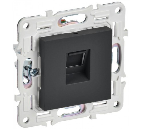 SKANDY Розетка компьютерная RJ45 кат.5E SK-K01G графит  SK-K10-1-K53  IEK