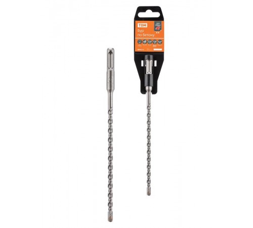 Бур по бетону, 6210150 мм, SDS-Plus, 4 резца, пластиковый держатель, 1 шт, "Рубин"  SQ1094-0203  TDM