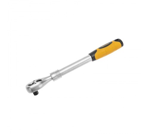 Ключ телескопический трещоточный 1/2, 330-460мм, CrV, двухкомпонентная рукоятка  KR-12-8411  Kranz