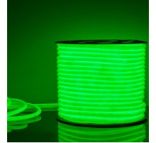 Гибкий неон LS003 220V 9.6W 144Led 2835 IP67 16mm круглый зеленый, 50 м  a043548  Elektrostandard