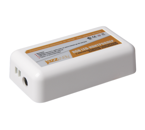 Контроллер для светодиодной ленты LED RGB PRC-4000RF 216/432Вт 12/24В IP20 белый  1007957  Jazzway