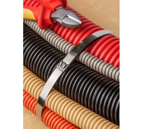 Хомут AISI 316 из нержавеющей стали, 12x840 (100 шт.) FlexLock PROximaplc-fl-tss-316-12x840EKF