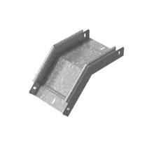 Угловой соединитель внешний 45 град. к лотку 600х200, толщ. 1,0 мм, гор. цинк, 336162  УСВР45-600х200-1,0-ГЦ   Ostec