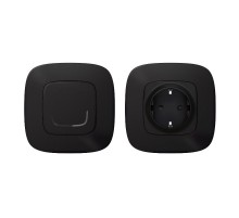 Пакет для управления быт. электроприборами Valena Allure (розетка Умн. с/з 16А 230В+Умн. беспроводн. 1-кл. выкл.) антрацит Netatmo  752854  Legrand