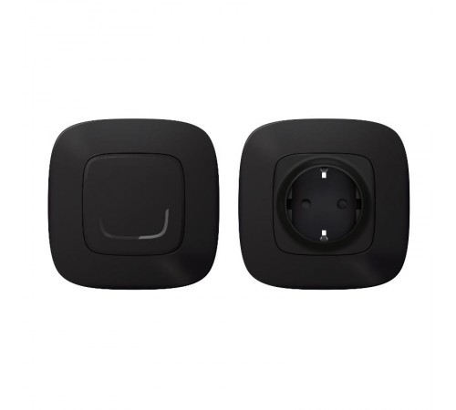 Пакет для управления быт. электроприборами Valena Allure (розетка Умн. с/з 16А 230В+Умн. беспроводн. 1-кл. выкл.) антрацит Netatmo  752854  Legrand