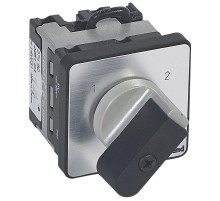 Переключатель на 2 направления - без положения ''0'' - PR 12 - 1П - 2 контакта - крепление на дверце  027460  Legrand
