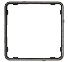 Внутренняя цветная рамка; черный металлик  CDP81SWM  Jung