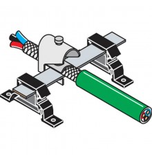 Зажимы SFB.P для проводов Земля 35мм.кв. для шины BO318 (18х3мм)  1SNA205174R0400  TE