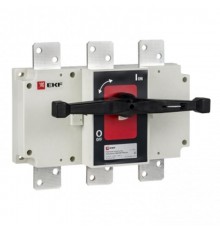 Рубильник-выключатель 1000A 3P c рукояткой управления для прямой установки PowerSwitch  psds-1000-3  EKF