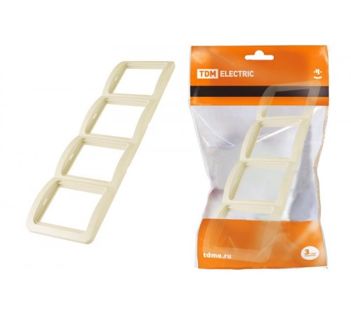 Рамка 4-ая вертикальная сл. кость "Валдай"  SQ1804-0122  TDM