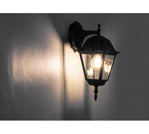 Светильник садово-парковый 4202 100W 230V E27 185*215*400мм черный  11026  FERON