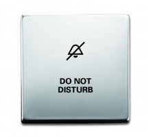 Клавиша для механизма 1-клавишного выключателя/переключателя/кнопки, с символом "НЕ БЕСПОКОИТЬ", серия pur/сталь  1751-0-3002   2CKA001751A3002  AB